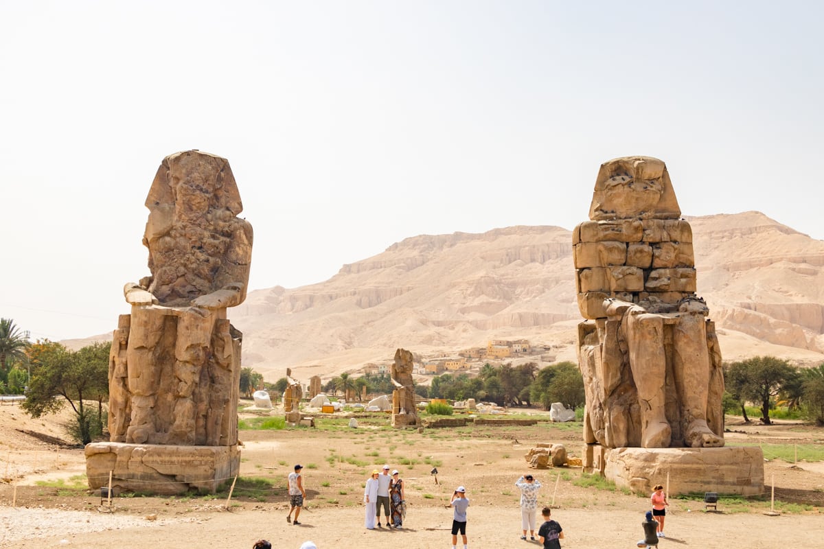 Colosses de Memnon à Louxor