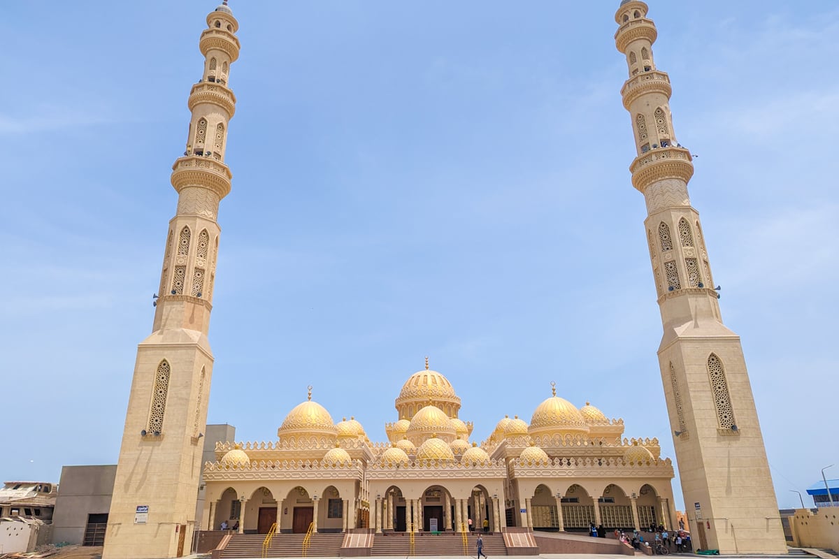 Façade de la mosquée d'Hurghada