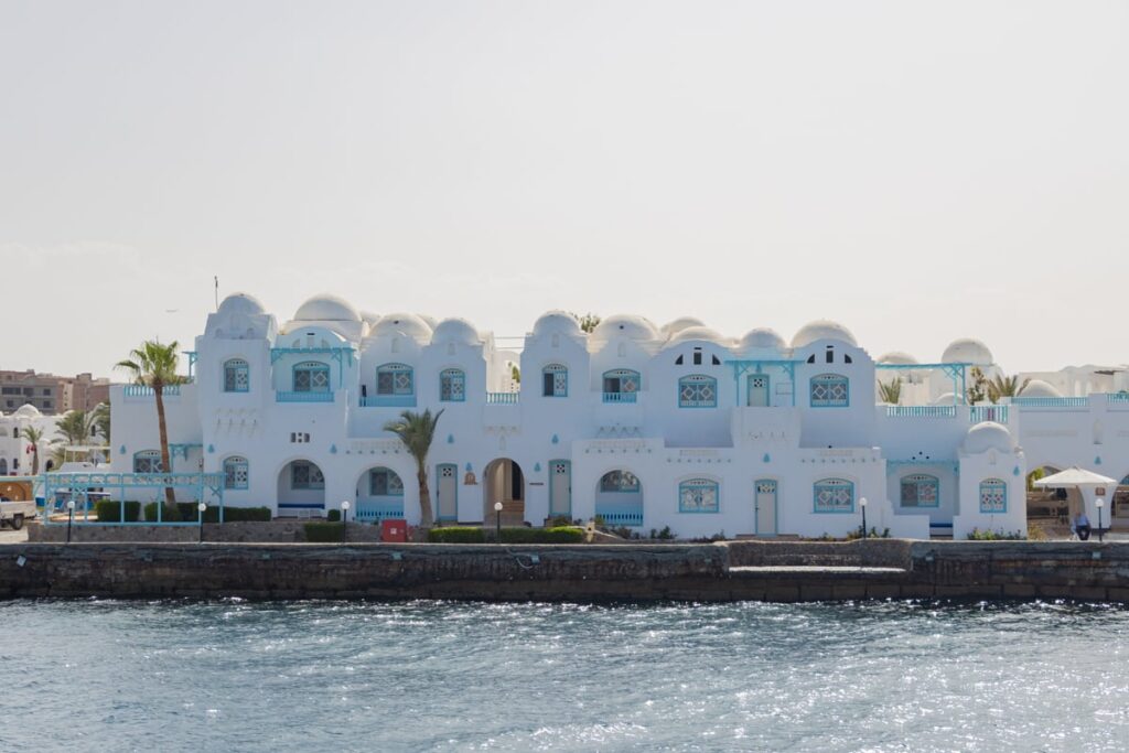 Hôtel d'Hurghada face à la mer