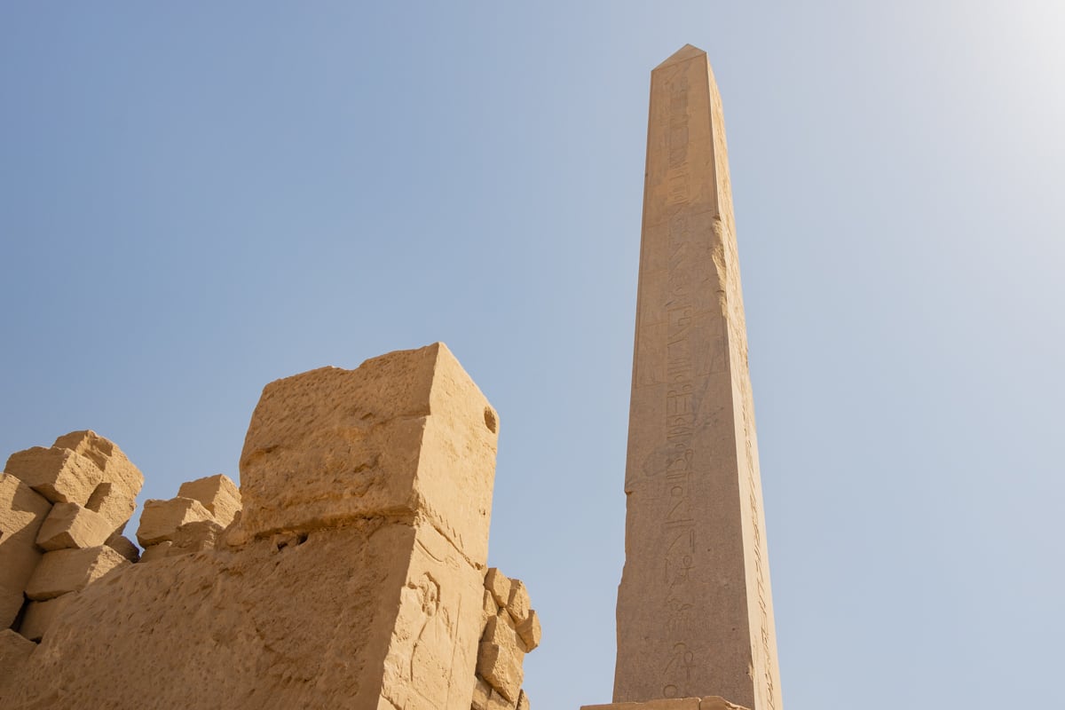 Queen's Obelisk at the Temple of Karnac in Luxor