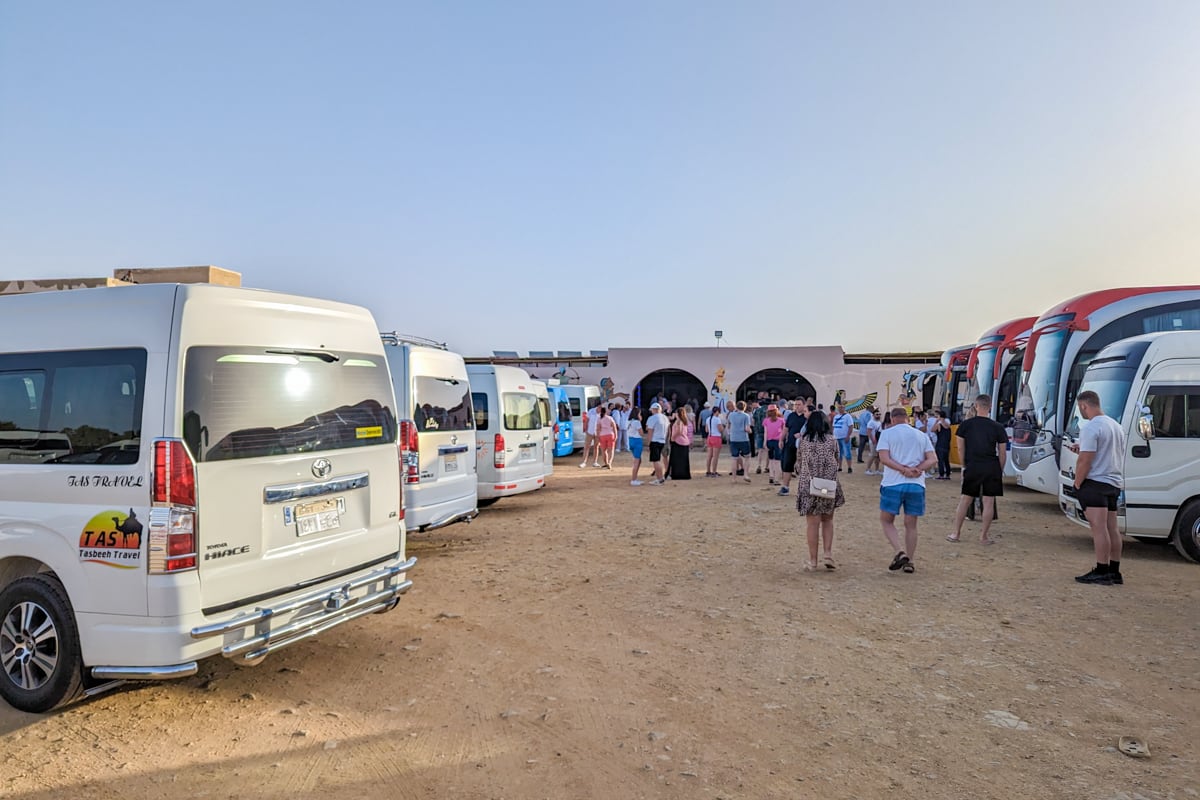 Pause lors de l'excursion à Louxor depuis Hurghada