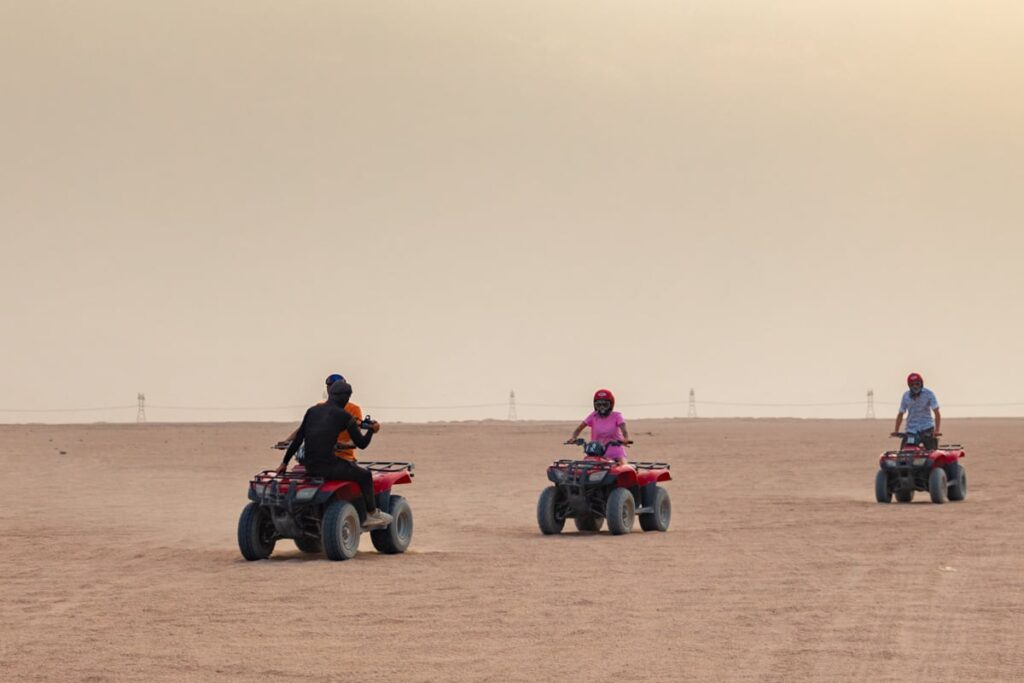 Quad pictured on excursion to Hurghada