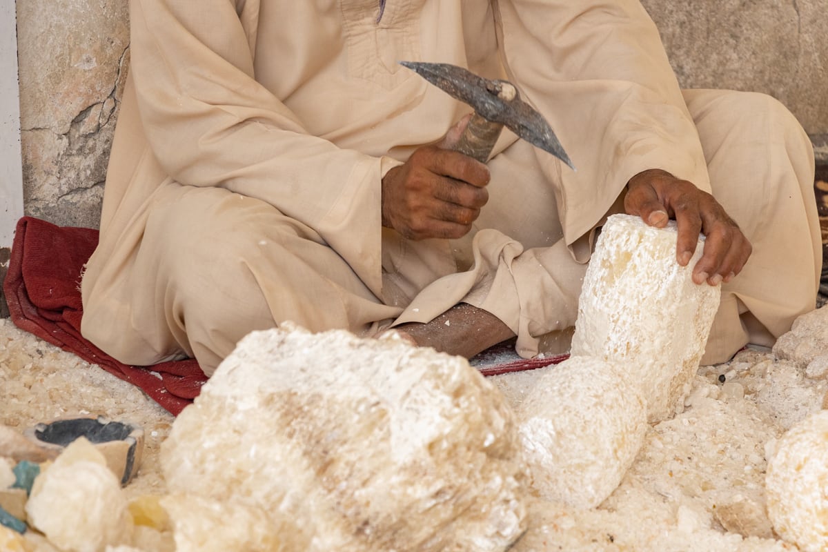 Stone-cutter in Luxor