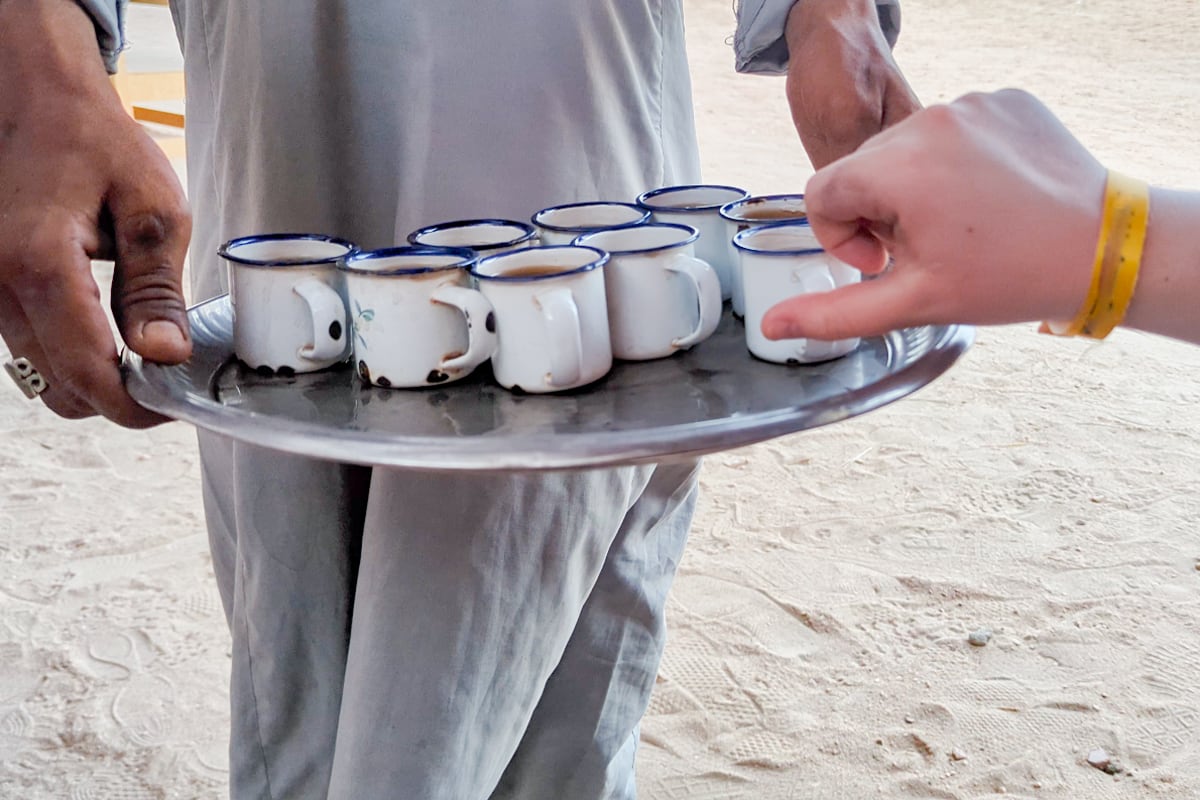 Thé de l'excursion quad à Hurghada