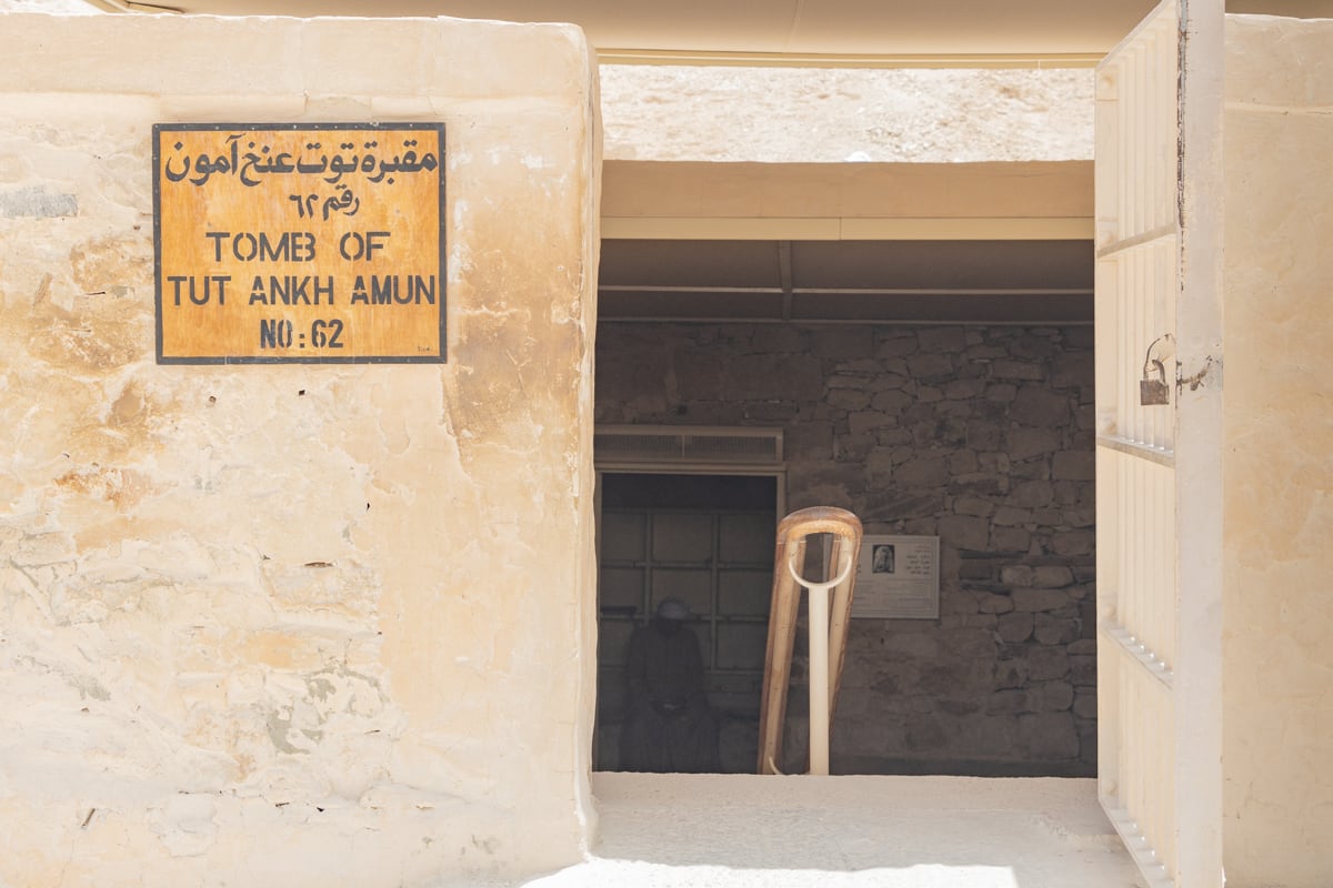 Tutankhamun's tomb in Luxor's Valley of the Kings