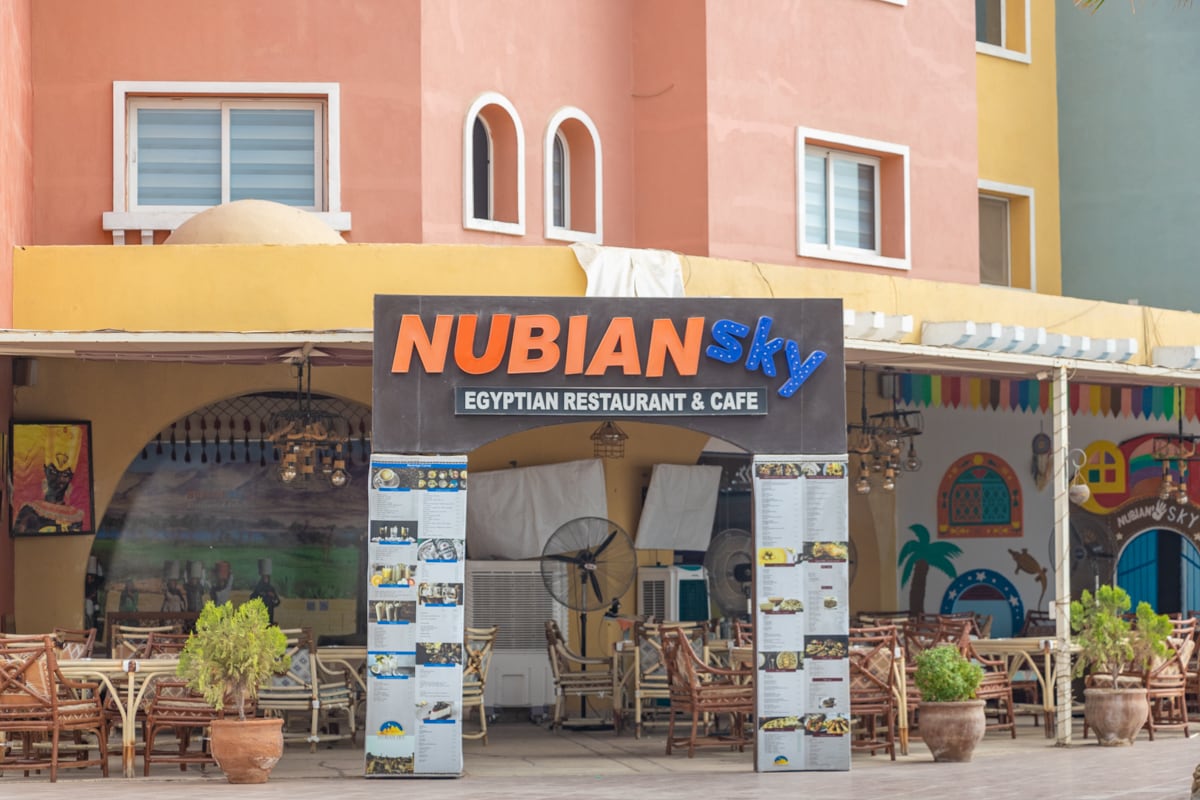 Restaurant Nubian Sky de la marina d'Hurghada