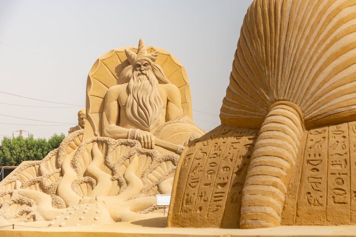 Statue du Sand City d'Hurghada